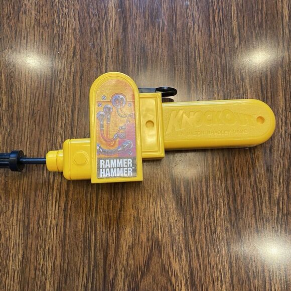 TESTED WORKS! Vintage 1991 KNOCKOUT Replacement Rammer Hammer Milton Bradley - Picture 3 of 6